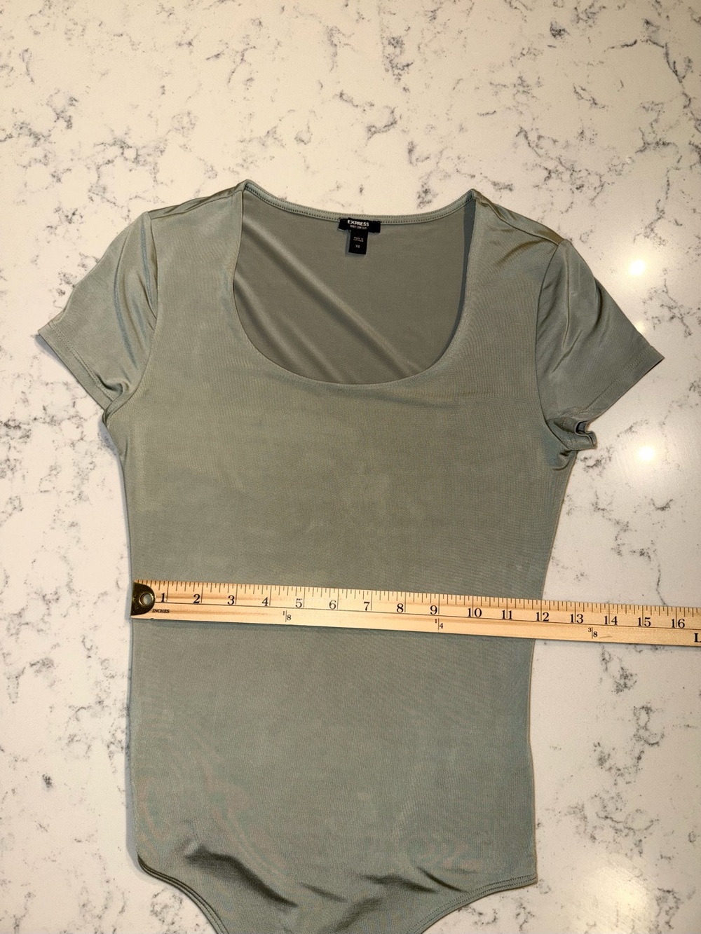 EXPRESS Body Contour Scoop Neck Short Sleeve Bodysuits XS Bundle of 6 - Picture 9 of 15